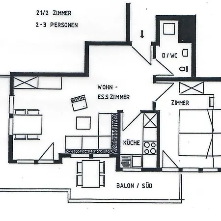 Appartement Swiss Appartement-fewo 2-bettwohnung Nr- 5 By Interhome Saas-Fee